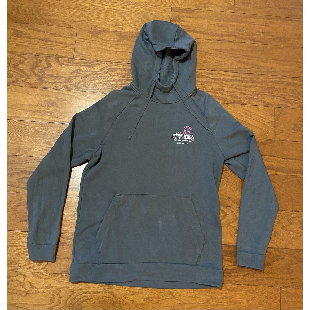 Nike Just Keep Growing Graphic Hoodie Flowers Sweatshirt Men's Small Performance